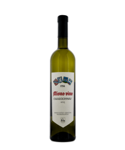 Boca misnog vina Misno vino Chardonnay 0,75L iz vinogorja Đakovo, savršen za ribu i morske plodove.