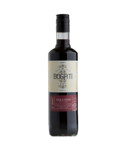 BOGATI Teranino 0,7L – domaći liker od vina sorte Teran s aromatičnim biljem, voćne arome i glatke teksture.